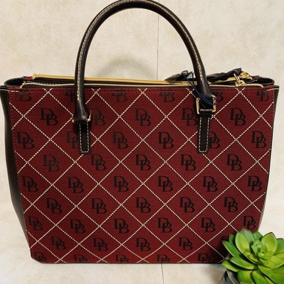 Dooney & Bourke Willa Satchel Bourdeaux NWT - Picture 3 of 7